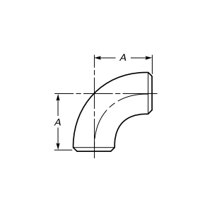 Khuỷu tay hàn mông 90 độ
